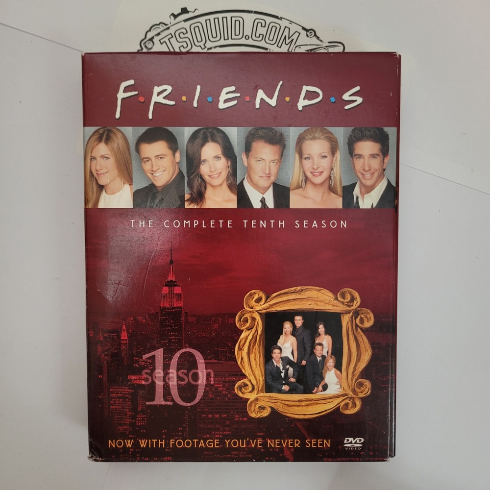 Warner Bros Friends The Complete Tenth Season DVD Box Set 4-Disc Deluxe Edition